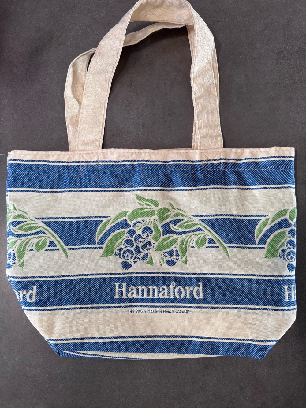 Vintage Hannaford Reusable Grocery Tote